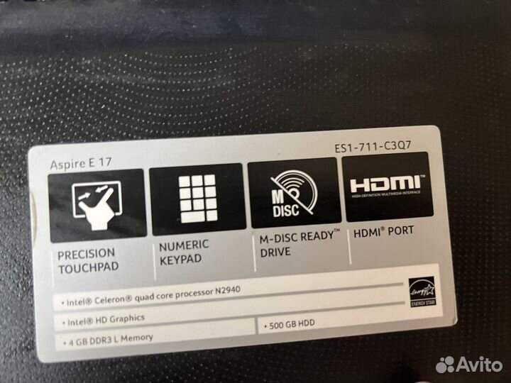 Ноутбук acer