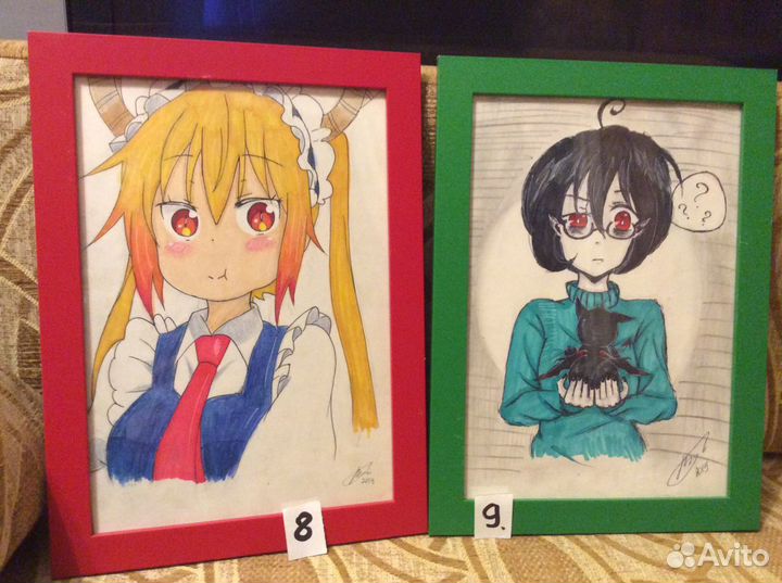 Картина ручная работа Аниме