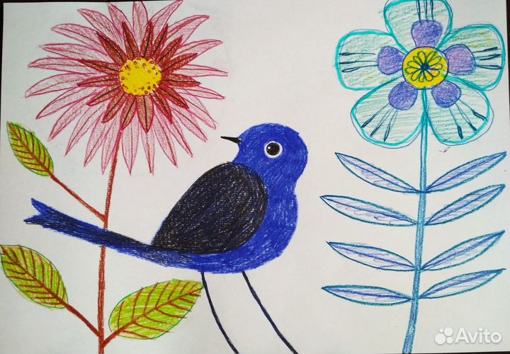 Рисунок цветными карандашами