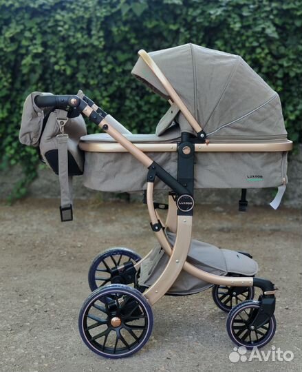 Luxmom 601 А лёгкая коляска 3в1