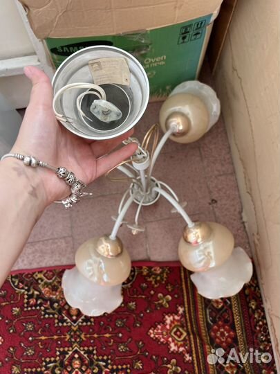 Люстра потолочная подвесная бу