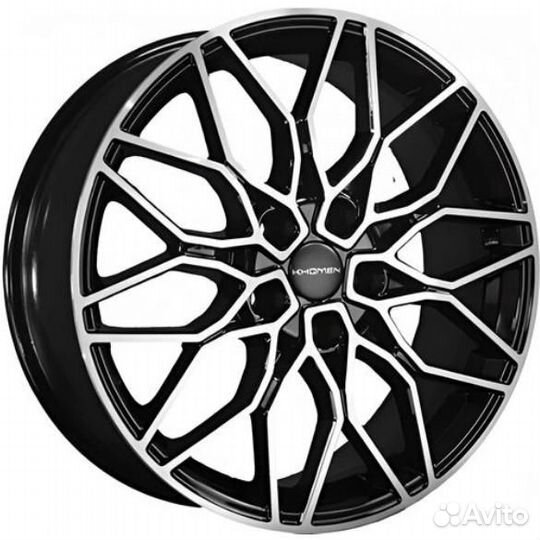Диски Khomen KHW 1813 7x18 5*108 ET38 DIA60.1 Black-FP Литой