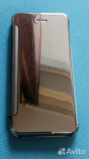 Чехол-книжка (серебристый) для iPhone 5 / 5S/SE/5С