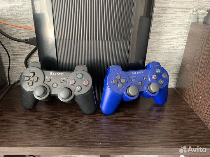 Игровая приставка ps3 super slim прошитая