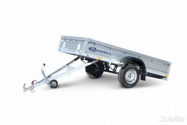 Прицеп Кмз 2500х1250х350мм в Ул. Полный цинк