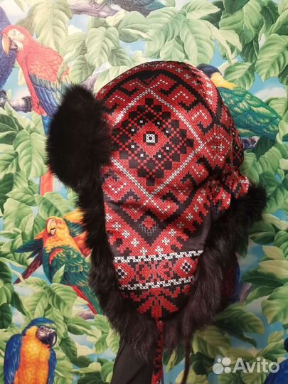 Шапка ушанка натуральный мех женская