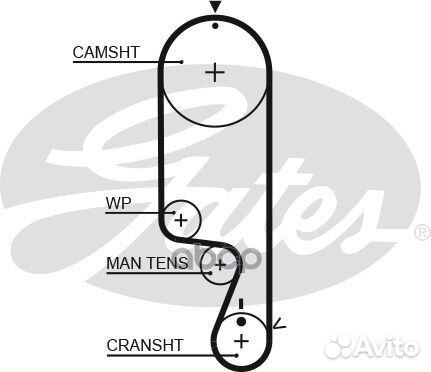 Ремкомплект грм chevrolet aveo/matiz/spark 1,0 05