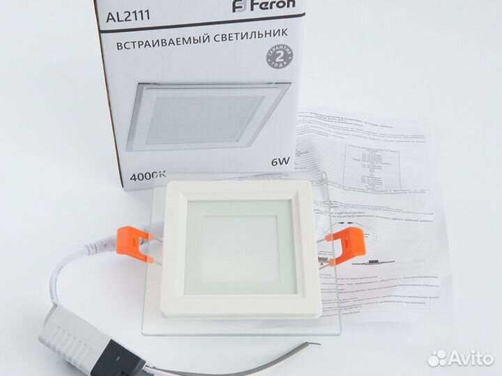 Светильник встраиваемый Feron 6W