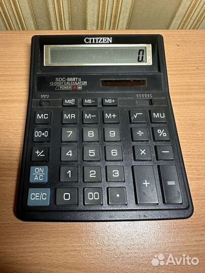 Калькулятор Citizen SDC-888 II