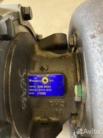 Турбина на Valtra, MF, Challenger BorgWarner s200