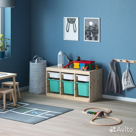 Стеллаж для игрушек Труфаст Икеа IKEA