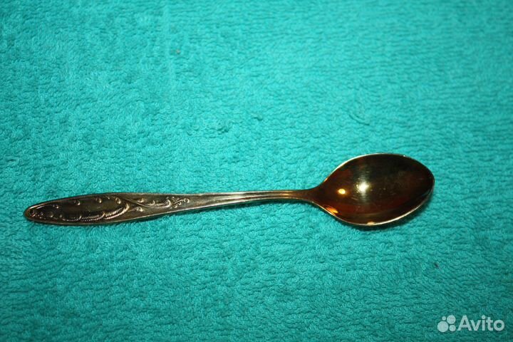 Чайные ложки позолоченные