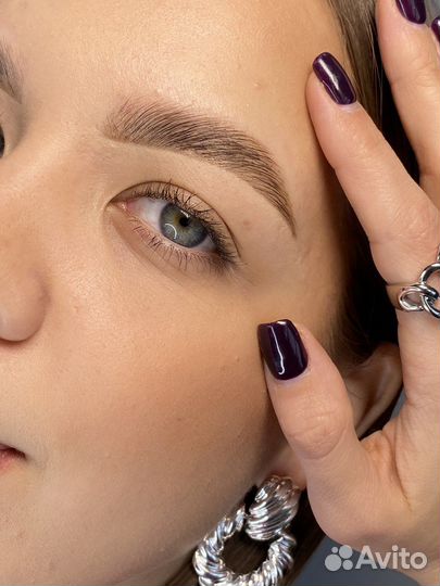 Оформление, окрашивание бровей Д/укладка