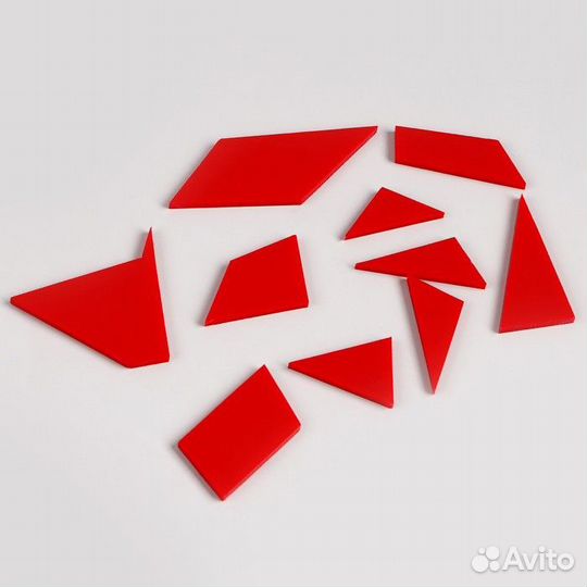 Металлическая головоломка с танграмом 