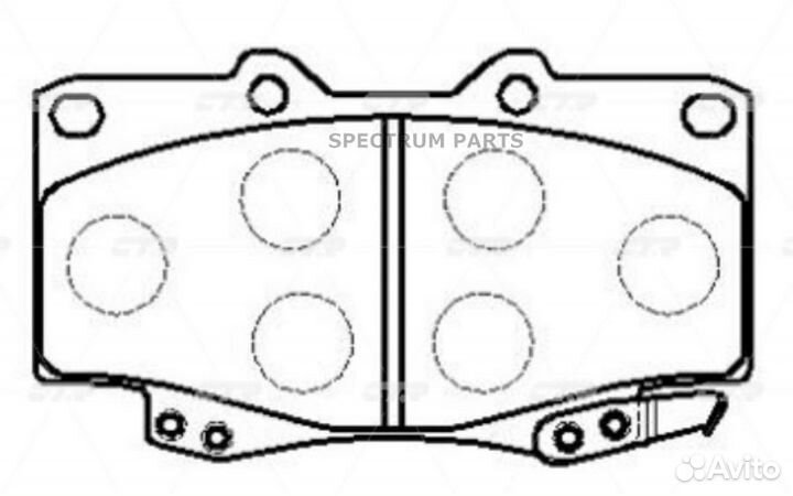 CTR GK1070 Колодки CTR GK1070 (CKT-56)