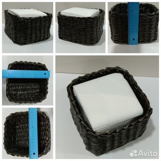 Корзина из газетной лозы