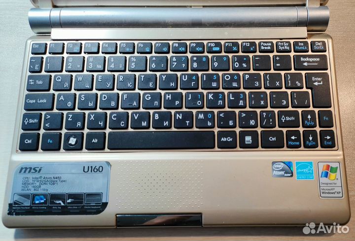 Нетбук Msi Wind U160