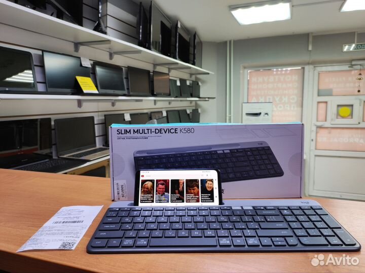 Гарантия днс/беспроводная клавиатура Logitech K580