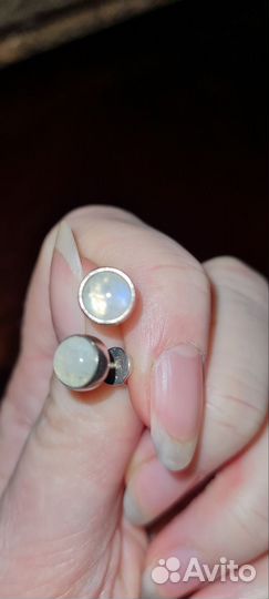 Кольцо серебряное, серьги