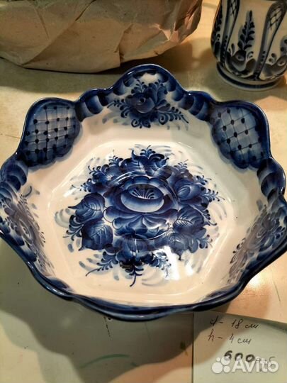 Салатник, Гжель