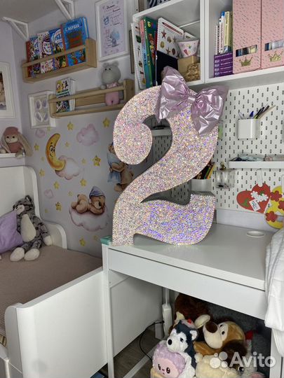 Цифра 2 на день рождения