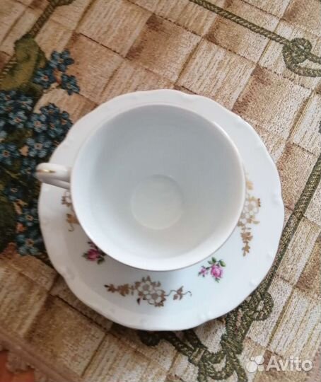 Чайная пара фарфор Чехия haas & czjzek