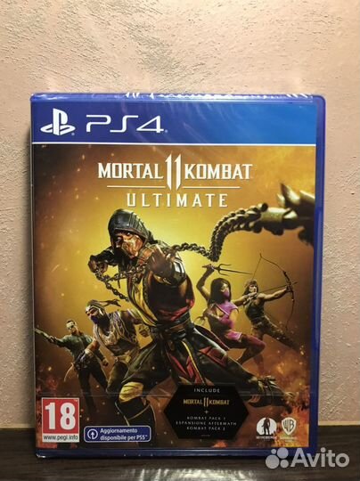 Игры PS4: Mortal Kombat 11 Ultimate (новая)
