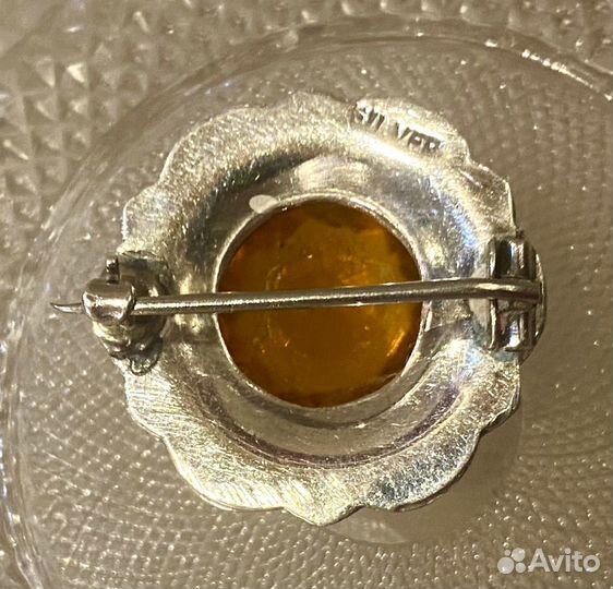 Антикварные серебрянные шотландские броши