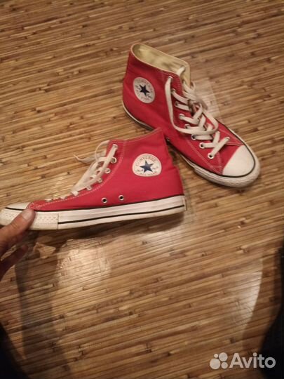 Кеды Converse высокие красные 28см