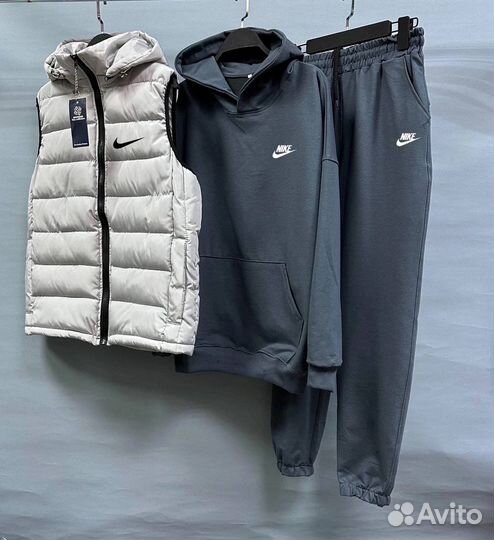 Спортивный костюм мужской Nike тройка легкий