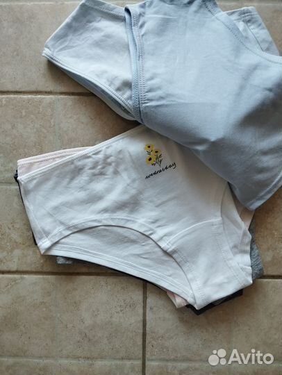 Трусы женские hm XS хипстеры хлопок