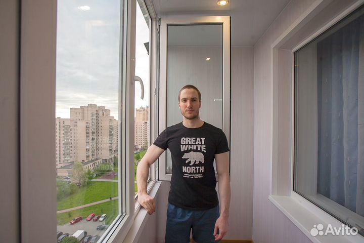 Отделка лоджии 3 метра под ключ с утеплением