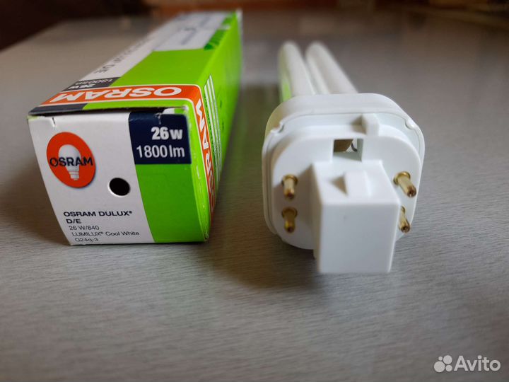 Лампа люминесцентная Osram Dulux 26W/840 G24q-3
