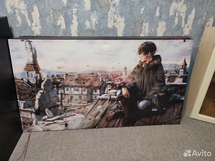 Картины аниме на холсте 120*65