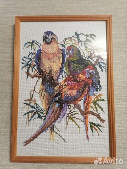 Картина вышитая крестом 