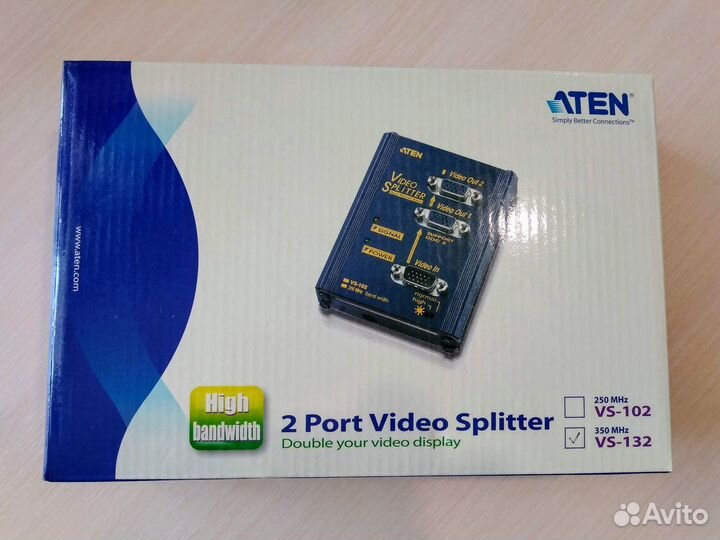 Видео разветвитель VGA video splitter aten VS-132