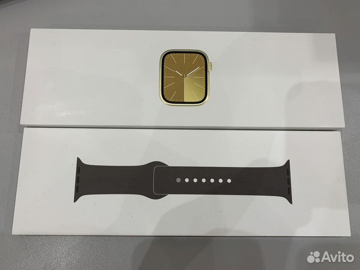 Apple Watch 9 45mm stainless steel как новые