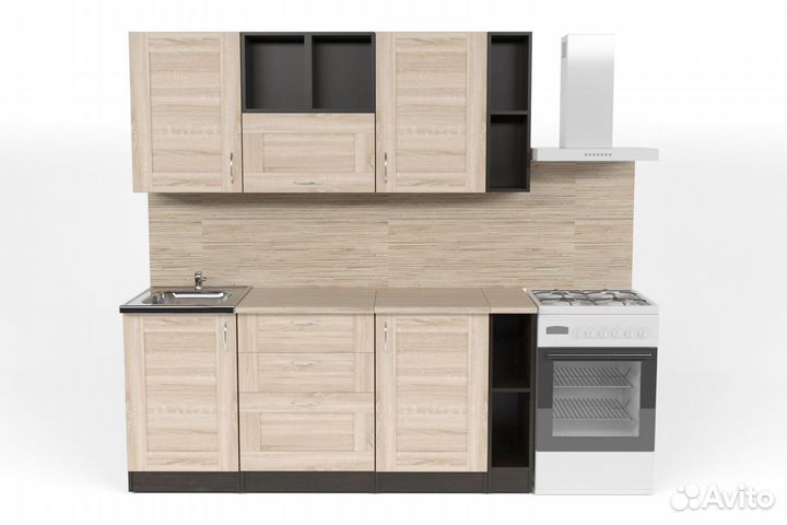 Кухонный гарнитур Томилла макси 4 1800 мм