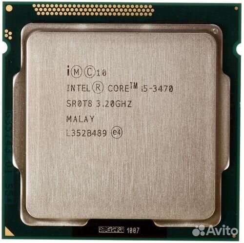 Процессор Intel Core i5-3470 4 ядра 3.6GHZ