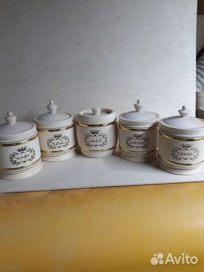 Деревянная посуда под сыпучие и мёд