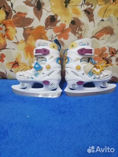 Коньки детские раздвижные