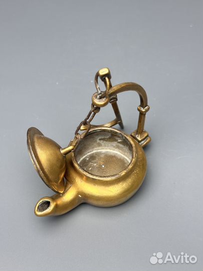 Лампа масляная бронза