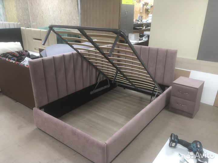 Детская угловая кровать лофт с подъемным