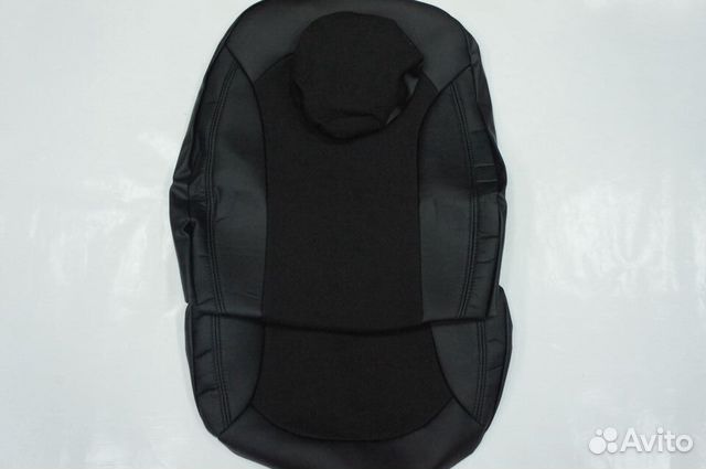 Чехлы Транзит Экокожа+жаккард для автобусов