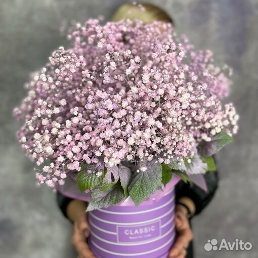 Букет из гипсофил. Подарок девушке