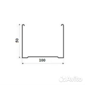 Профиль стоечный пс-2 50x50x3000 мм (0,6 мм)