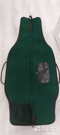 Чехол ружейный с оптикой велюр 130см