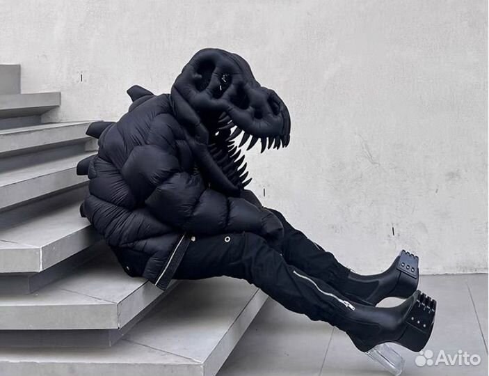 Пуховик Rick Owens type opium