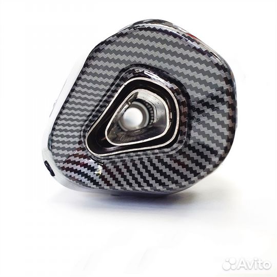 Универсальный прямоточный глушитель Akrapovic мат