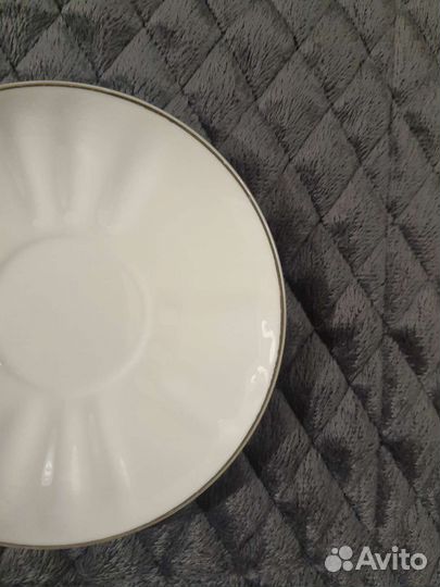Блюдца белые лфз 12,5 см